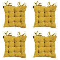 Toscane kussen ca. 46x46 cm Panama mosterd (4 stuks) Madison - Madison