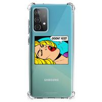 Samsung Galaxy A52 4G/5G Anti Shock Bumper Case Popart Oh Yes