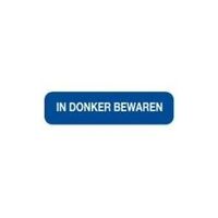 Strooketiket in donker bewaren 44 x 11mm