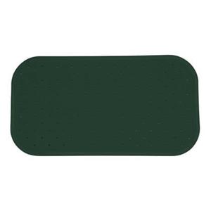 MSV Douche|bad anti-slip mat badkamer - rubber - groen - 36 x 76 cm