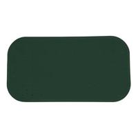 MSV Douche|bad anti-slip mat badkamer - rubber - groen - 36 x 76 cm