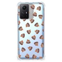 Doorzichtige Silicone Hoesje voor Xiaomi Redmi Note 12s Poep Emojis Doorzichtige Silicone Hoesje voor Xiaomi Redmi Note 12s Poep Emojis