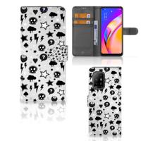 Telefoonhoesje met Naam OPPO Reno5 Z | A94 5G Silver Punk Telefoonhoesje met Naam OPPO Reno5 Z | A94 5G Silver Punk
