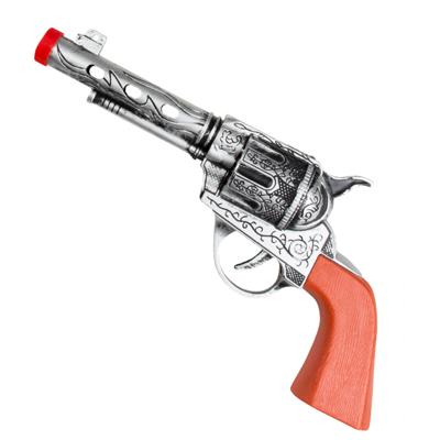 Boland Pistool/revolver - zilver - 20 cm - kunststof - western thema - verkleedaccessoire