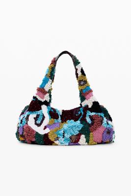 Grote geborduurde tas - MATERIAL FINISHES - U