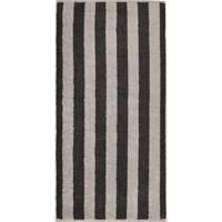 Cawö Cawo Pure Strepen Badlaken 80/150 basalt