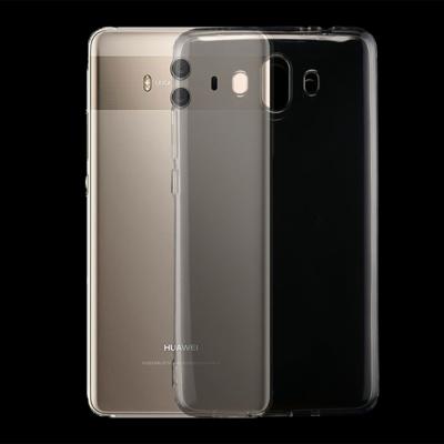Voor Huawei Mate 10 0 75 mm ultra-dunne transparante TPU beschermhoes (transparant)