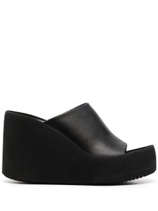 Paloma Barceló mules à bout ouvert 105 mm - Noir