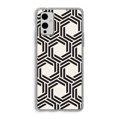 Geometrisch patroon: OnePlus 9 Transparant Hoesje