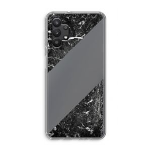 Zwart marmer: Samsung Galaxy A32 5G Transparant Hoesje