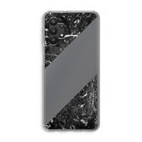 Zwart marmer: Samsung Galaxy A32 5G Transparant Hoesje