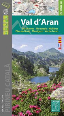 Wandelkaart Vall d' Aran - Maubèrme - Montardo - Molières - Montgarri | Editorial Alpina