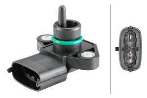 MAP sensor, Sensor, vuldruk HELLA, u.a. für KIA, Hyundai, Genesis