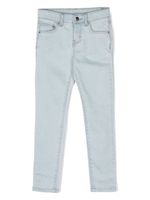 Karl Lagerfeld Kids jean skinny à taille mi-haute - Bleu - thumbnail