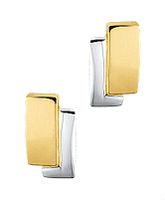 TFT Oorknoppen Bicolor Goud Glanzend 9.5 mm x 5 mm