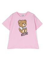 Moschino Kids t-shirt à motif Teddy Bear - Rose - thumbnail