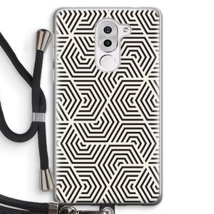 Magic pattern: Honor 6X Transparant Hoesje met koord