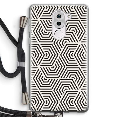Magic pattern: Honor 6X Transparant Hoesje met koord