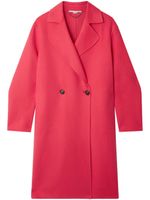 Stella McCartney manteau en laine à boutonnière croisée - Rouge - thumbnail