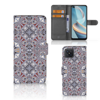 OPPO Reno4 Z Bookcase Flower Tiles - thumbnail