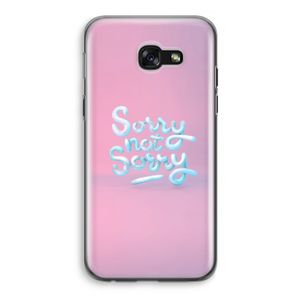 Sorry not sorry: Samsung Galaxy A5 (2017) Transparant Hoesje