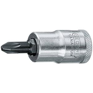 Gedore IKS 19 2 6656650 Kruiskop Phillips Schroevendraaierdop PH 2 1/2 (12.5 mm)