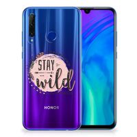 Honor 20 Lite Telefoonhoesje met Naam Boho Stay Wild - thumbnail