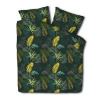 Dekbedovertrek Botanical Party - Eenpersoons (140x220 cm) - Meerkleurig Polyester-katoen - Dessin: Patroon, Natuur - Fresh and Co -