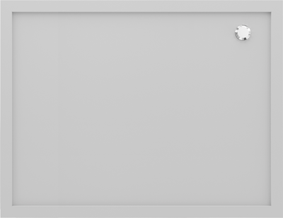 Wisa Maia douchebak 120x80cm, mat wit