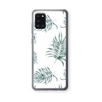 Simple leaves: Samsung Galaxy A31 Transparant Hoesje
