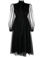 ZIMMERMANN tulle midi dress - Noir