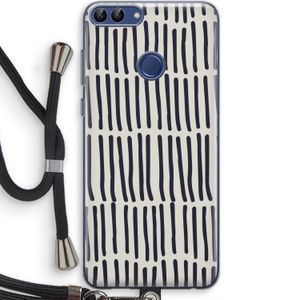 Moroccan stripes: Huawei P Smart (2018) Transparant Hoesje met koord