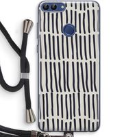 Moroccan stripes: Huawei P Smart (2018) Transparant Hoesje met koord