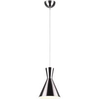 Moderne LED Hanglamp Rond Ø20cm - E27 Fitting - Mat Nikkel