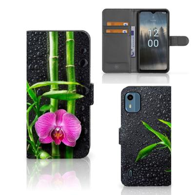 Nokia C12 Hoesje Orchidee Nokia C12 Hoesje Orchidee