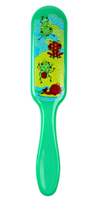 Denman Borstel Detangling Soft Tangle Tamer Frog Ref.DE090 1St