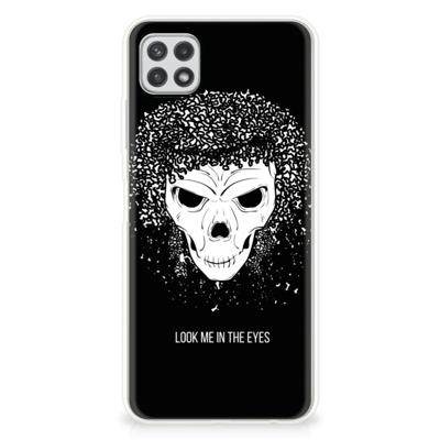 Silicone Back Case Samsung Galaxy A22 5G Skull Hair Silicone Back Case Samsung Galaxy A22 5G Skull Hair