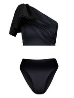 Giambattista Valli bikini asymétrique à détail de nœud - Noir - thumbnail