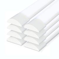 Set van 8 LED Batten 150cm - 50 Watt 7000lm (140lm/W) - 6500K daglicht wit - Vervangt 400 Watt - Samsung SMD LED chips - Flikkervrij - IP20 Stofdicht - Onderbouwverlichting