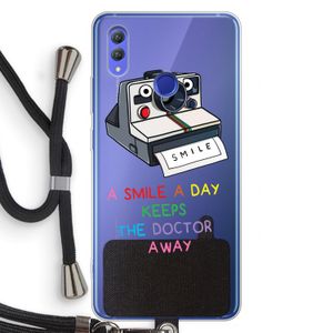 Smile: Honor Note 10 Transparant Hoesje met koord