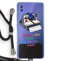 Smile: Honor Note 10 Transparant Hoesje met koord