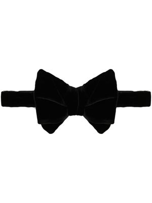 TOM FORD nœud papillon en velours - Noir