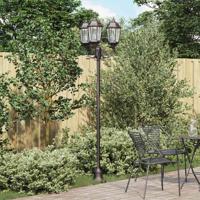 Tuin Lantaarnpaal Brons Aluminium en Glas