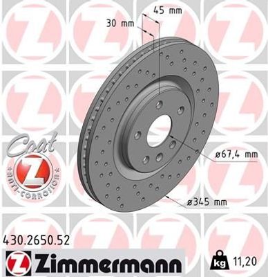 Remschijf SPORT REMSCHIJF COAT Z 430265052