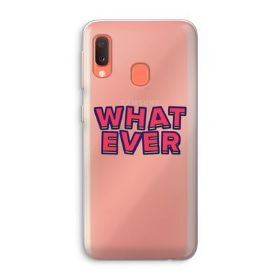 Whatever: Samsung Galaxy A20e Transparant Hoesje