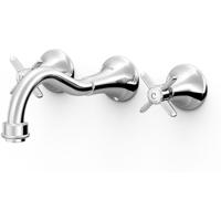 Wastafelkraan Tres Clasic | Inbouw | Mengkraan | Incl.Inbouwdeel | Vintage | Chroom