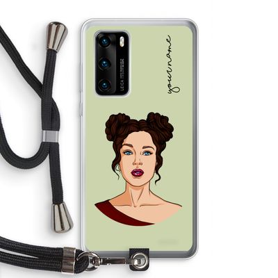 Pop-Art Creator: Huawei P40 Transparant Hoesje met koord