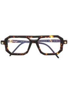 Kuboraum lunettes de vue à monture géométrique - Marron