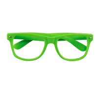 Partybril Neon Groen Zonder Glas