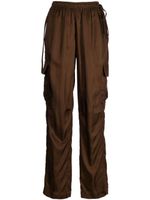 Helmut Lang pantalon ample à poches cargo - Marron